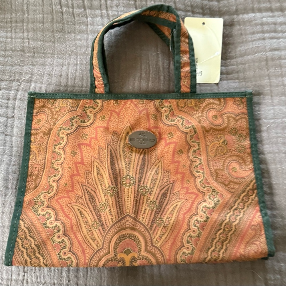 EUC Etro Tote! Elegant fabric w/ intricate paisley design! Stunning!